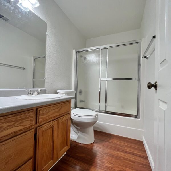 Downstairs flat bathroom | Marlene Village Townhomes